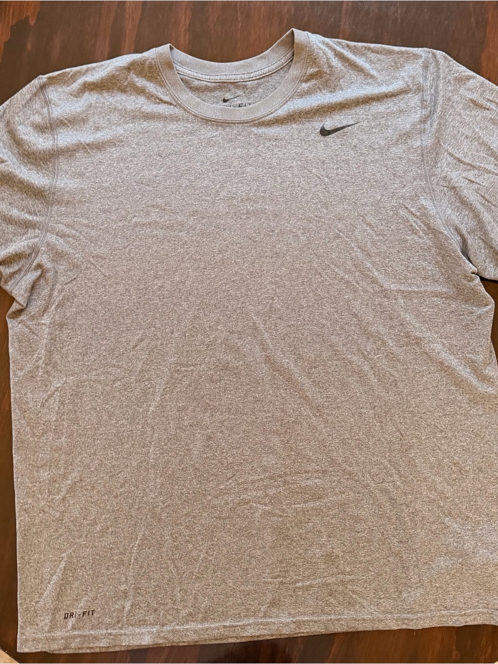 Nike Short Sleeve Dri-FIT T-Shirt - Heather Gray